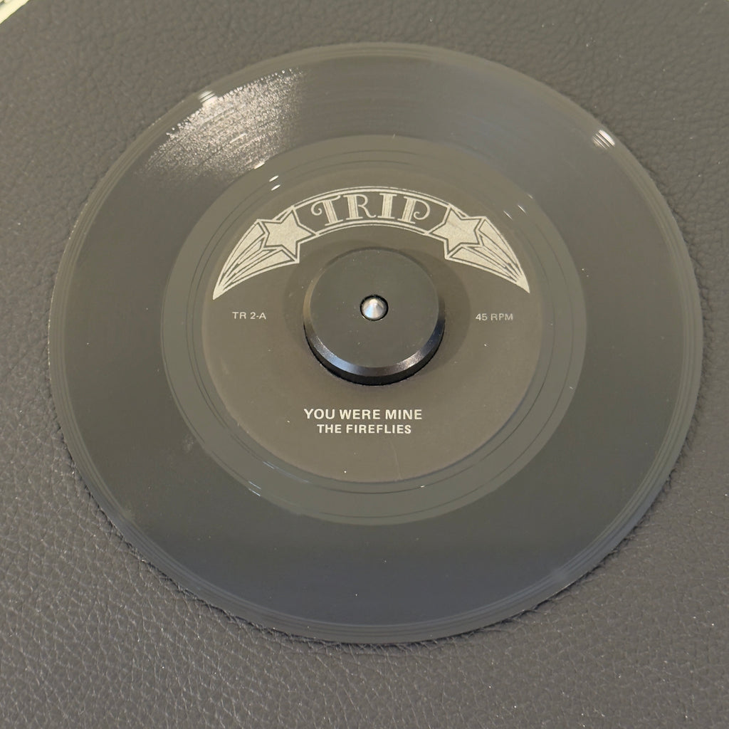 7" vinyl record by Fireflies / Embers featuring "You Were Mine/Solitare", released on TRIP (TR 2), in VG+ (Very Good Plus) condition, classic analog collectable for turntable playback. 1970s reissue of the ultimate doo-wop heartbreak anthem, "You Were Mine".