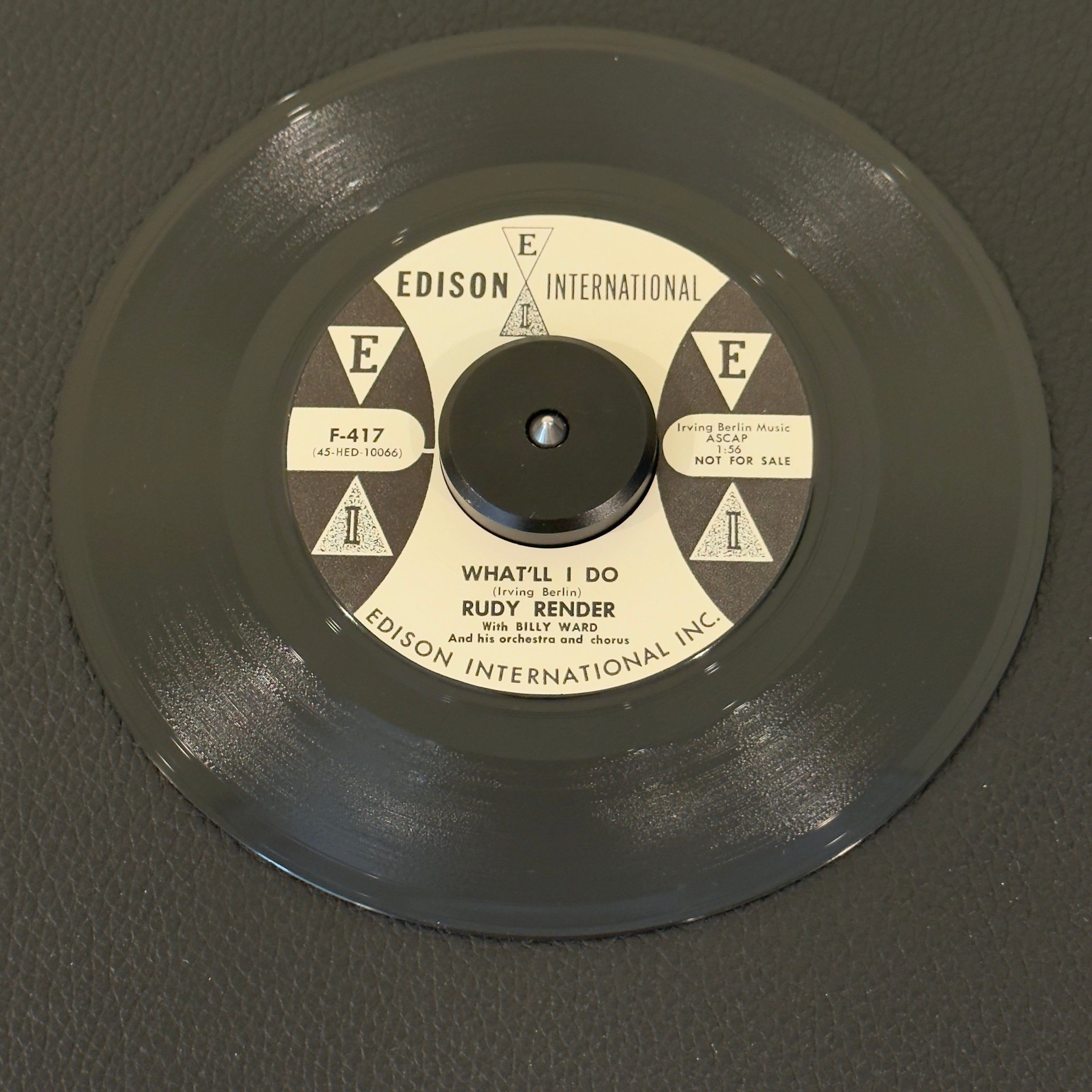 Rudy Render - To You, My Love / What'll I Do