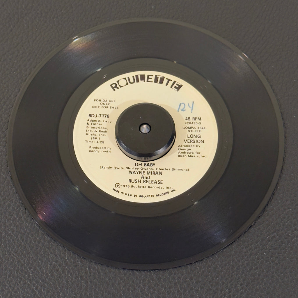 Wayne Miran and Rush Release - Oh Baby / Oh Baby