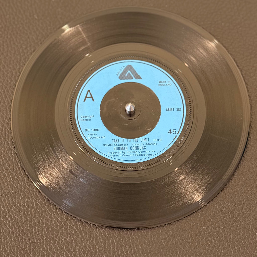 7" vinyl record by Norman Connors featuring "Take It To The Limit/Black Cow", released on Arista (ARIST 363), in VG+ (Very Good Plus) condition, classic analog collectable for turntable playback. Includes Arista sleeve. UK Pressing.