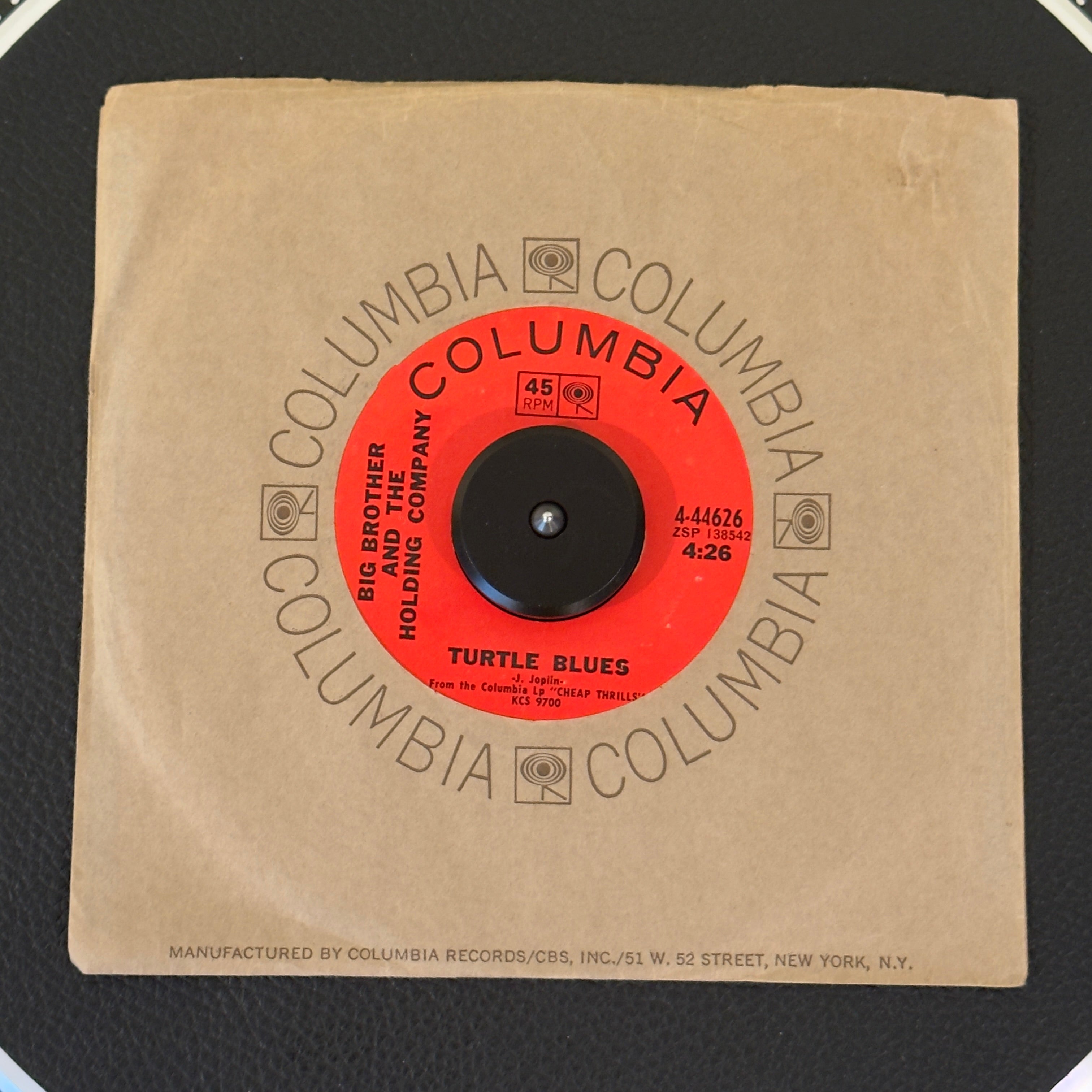 Big Brothers And The Holding Company - Piece Of My Heart / Turtle Blue
