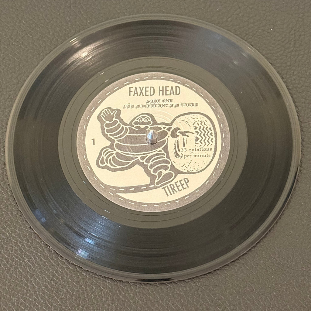 7" vinyl record by Faxed Head featuring "Tire EP", released on La Brea (LBX 03), in VG+ (Very Good Plus) condition, classic analog collectable for turntable playback. Pic Sleeve Included!