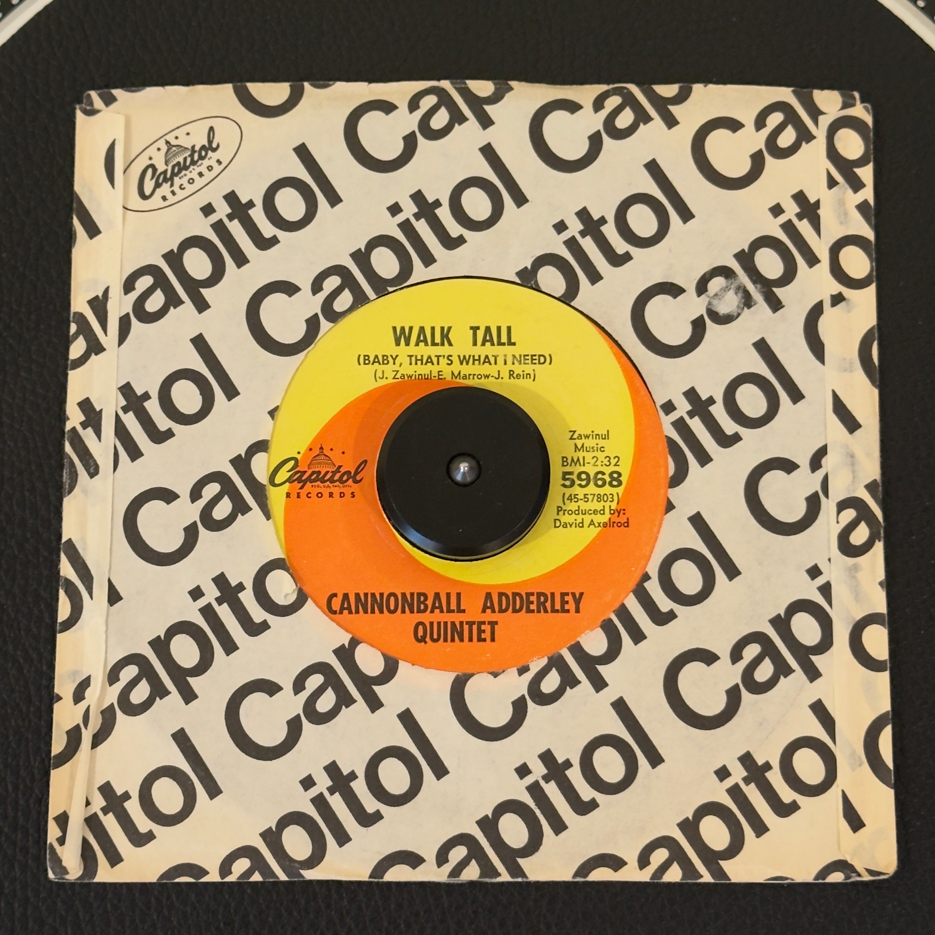 Cannonball Adderley Quintet - Walk Tall (Baby, That's What I Need) / D