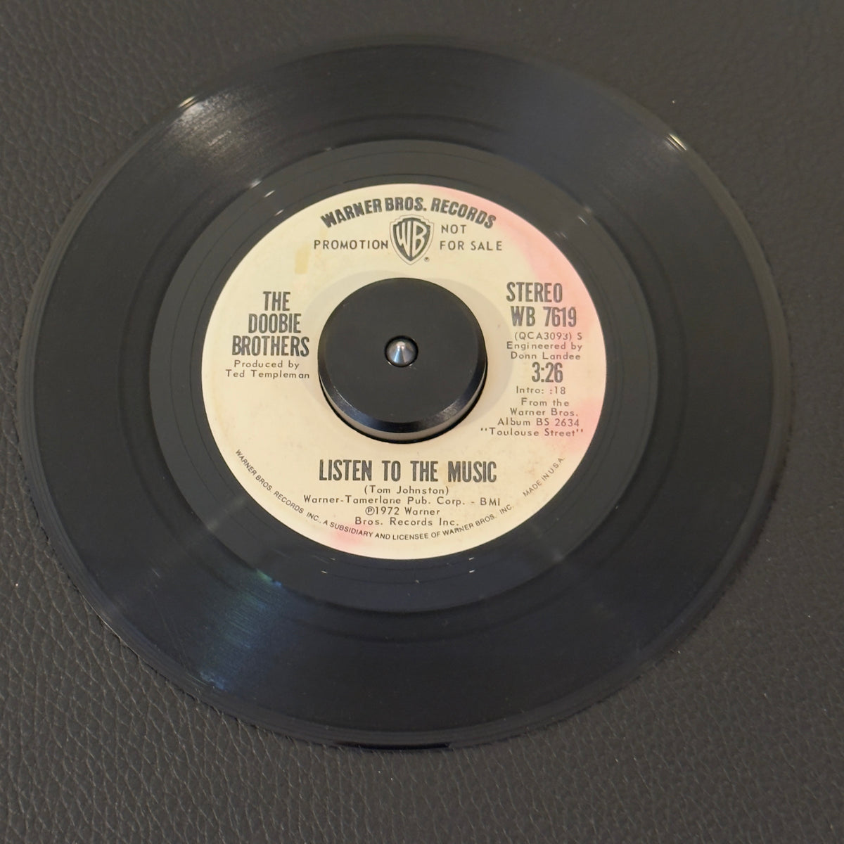 Doobie Brothers, The – Listen To The Music (Mono) / (Stereo) record