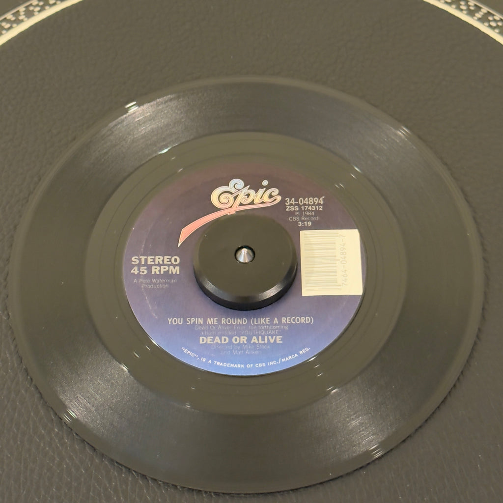 Dead Or Alive – You Spin Me Round (Like A Record) / Misty Circles record