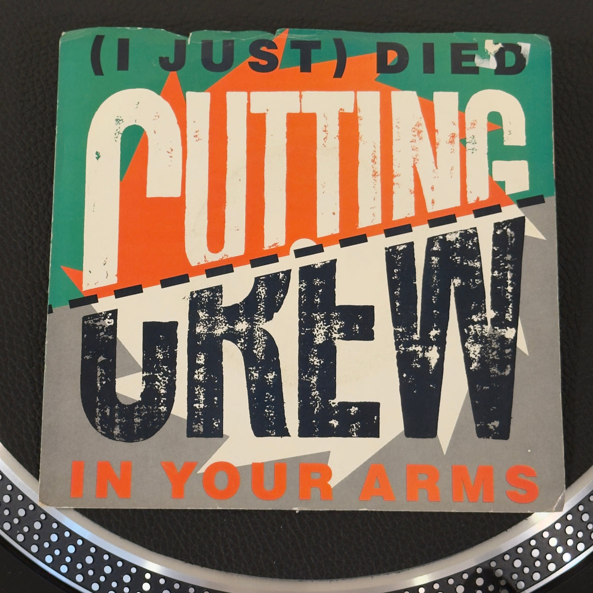 Cutting Crew – (I Just) Died In Your Arms / For The Longest Time record