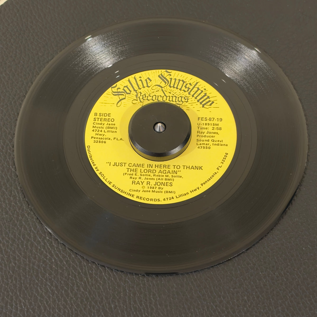 Ray R. Jones – The Auction / I Just Came In Here To Thank The Lord Again