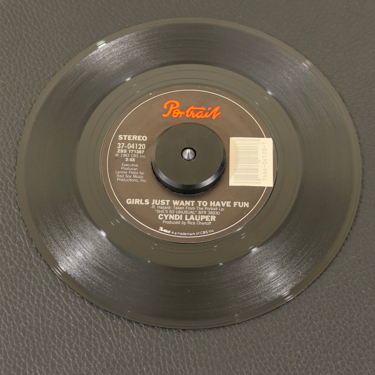 Cyndi Lauper – Girls Just Want To Have Fun / Right Track Wrong Train record