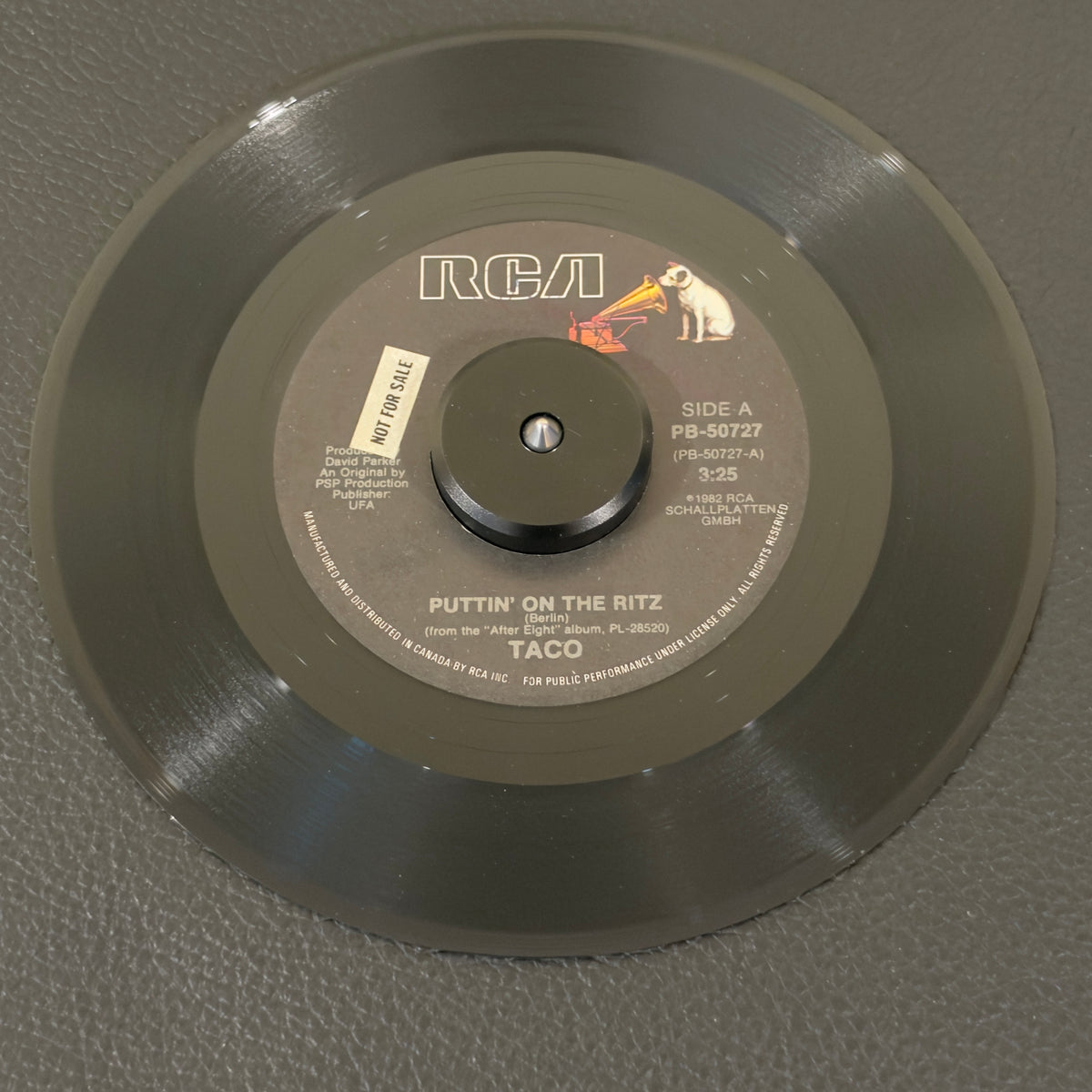 Taco – Puttin' On The Ritz / Livin' In My Dreamworld record
