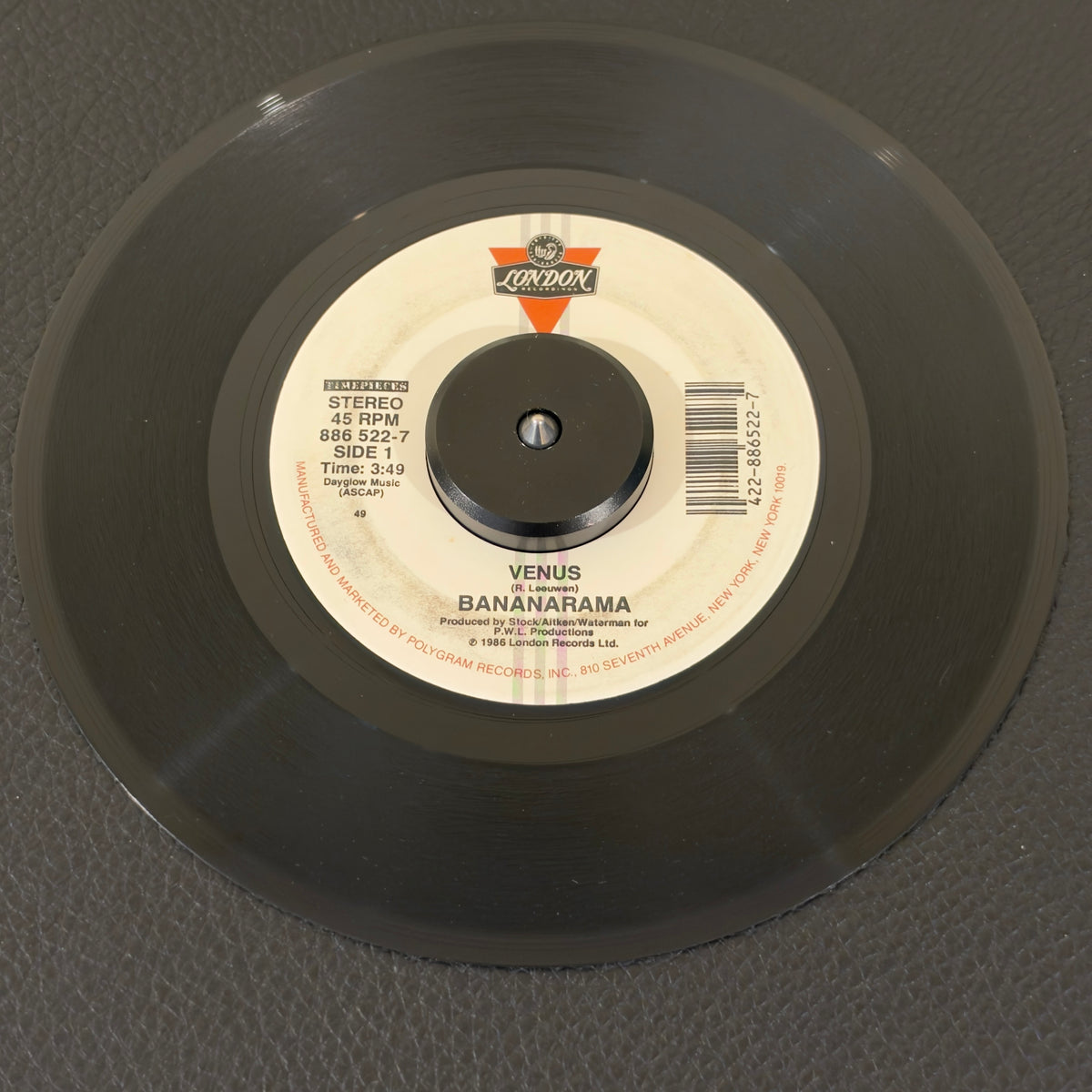 Bananarama – Venus / More Than Physical record