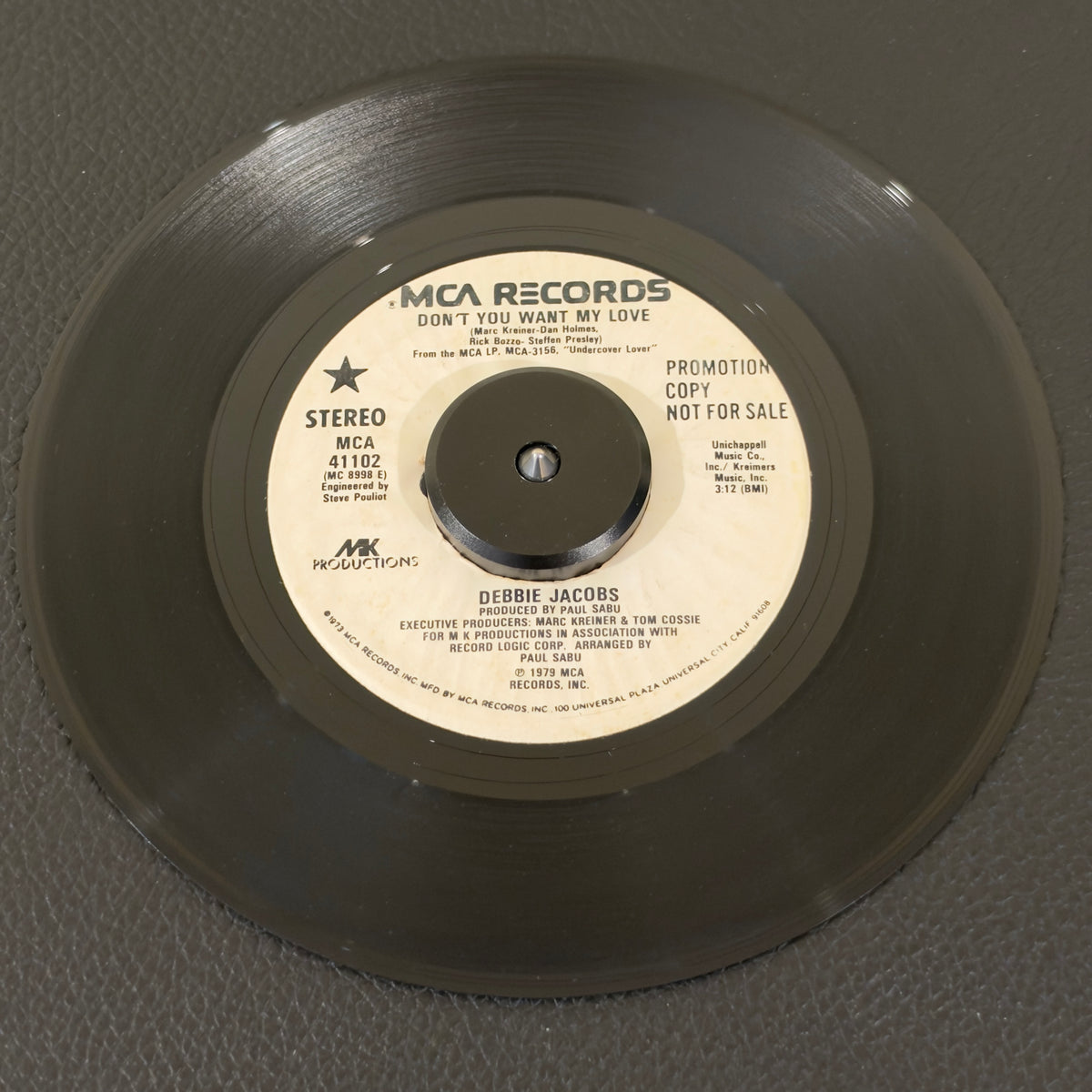 Debbie Jacobs – Don't You Want My Love / Don't You Want My Love record