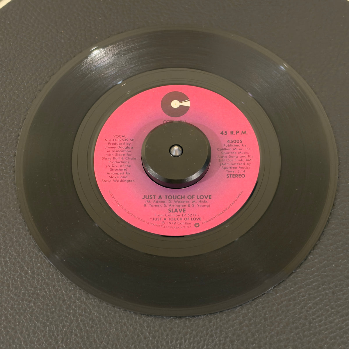 Slave – Just A Touch Of Love / Shine record