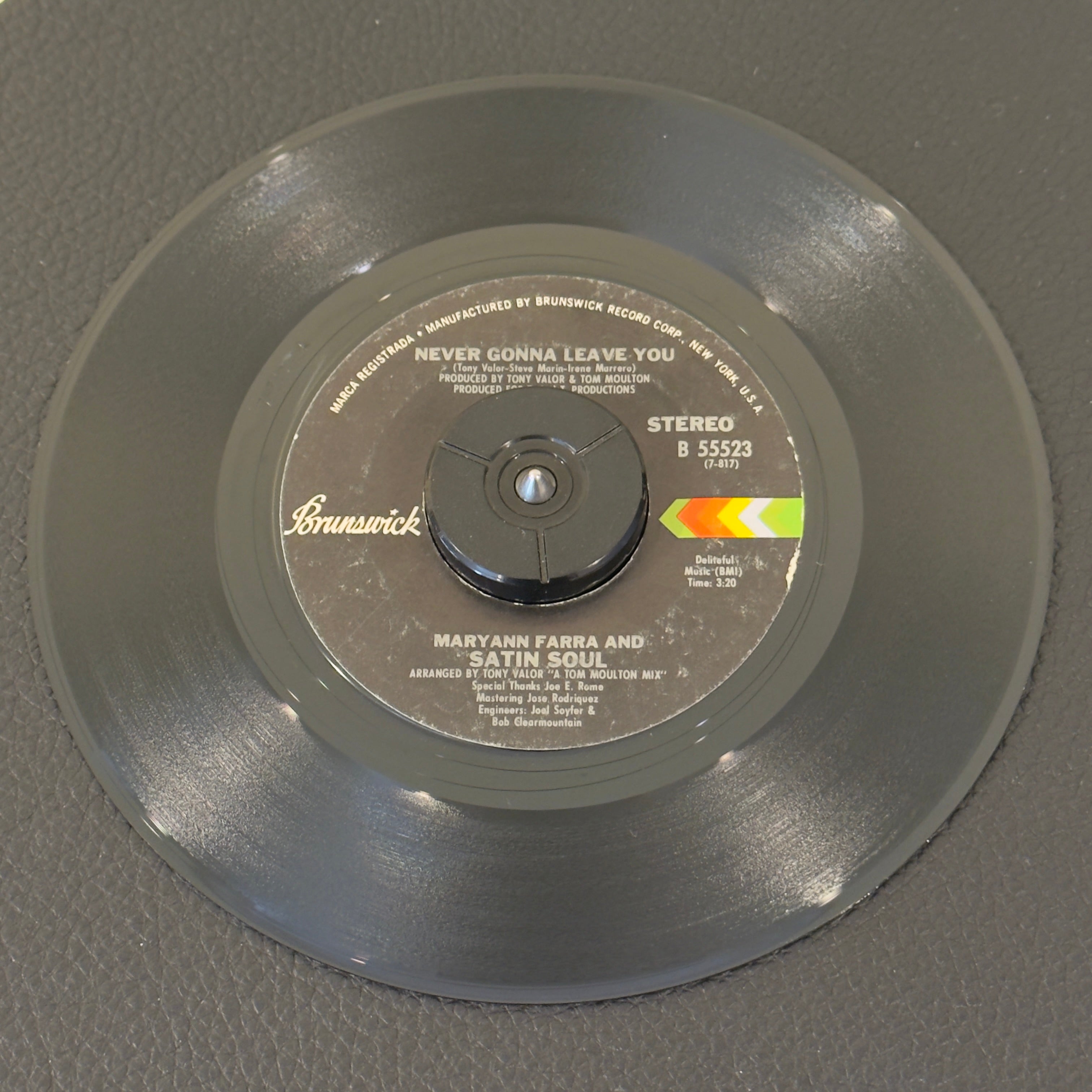 Maryann Farra & Satin Soul - Never Gonna Leave You / (Disco Version)