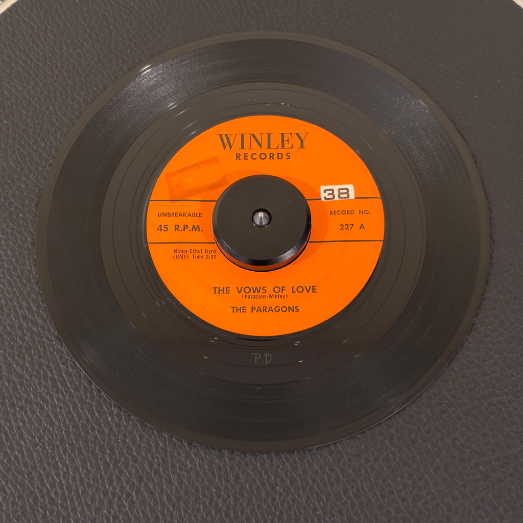 Paragons, The – The Vows Of Love / Twilight record