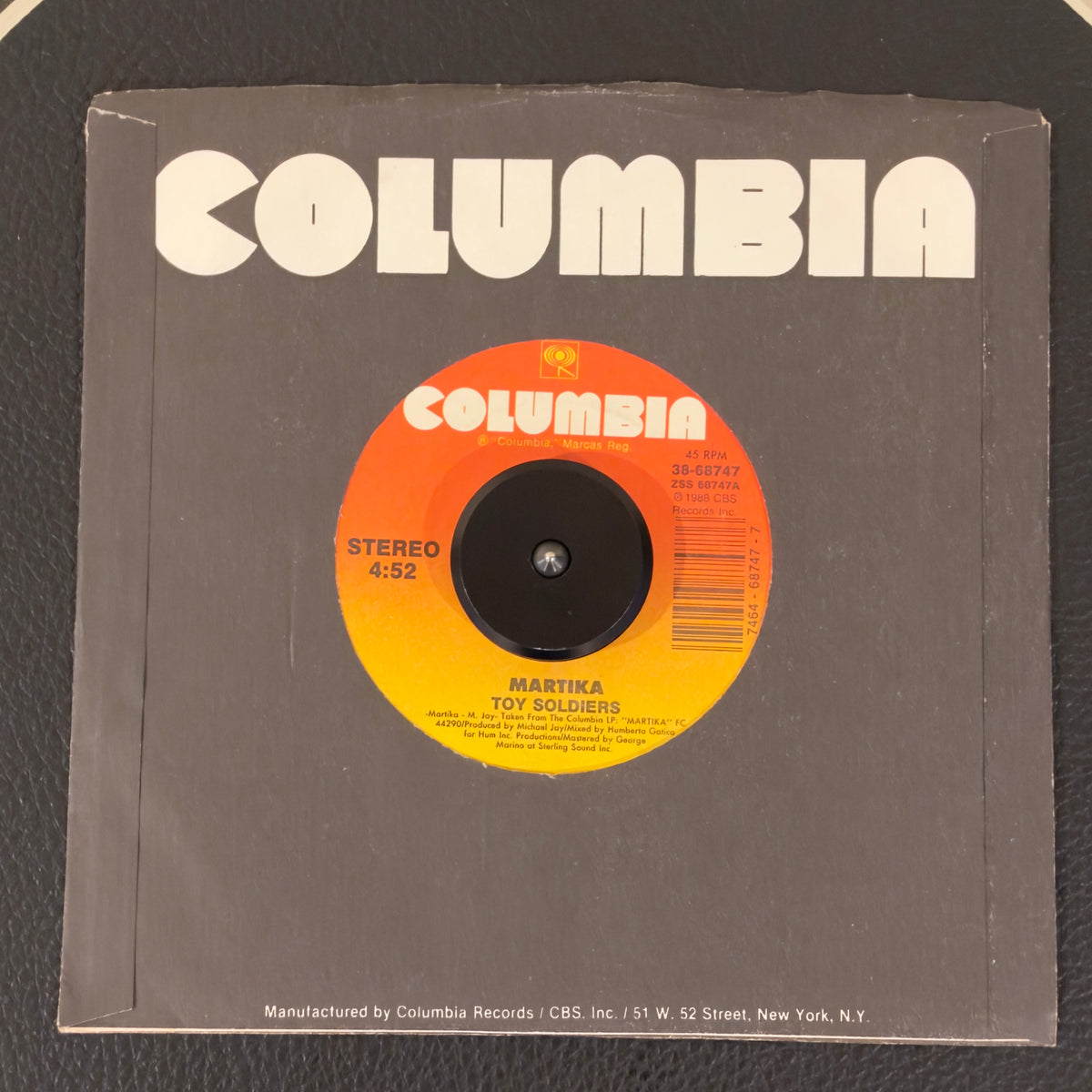 Martika - Toy Soldiers / Exchange Of Hearts