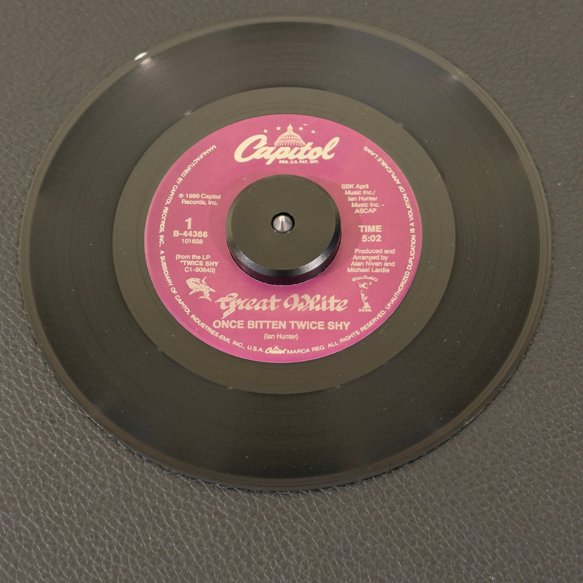 Great White – Once Bitten Twice Shy / Slow Ride record