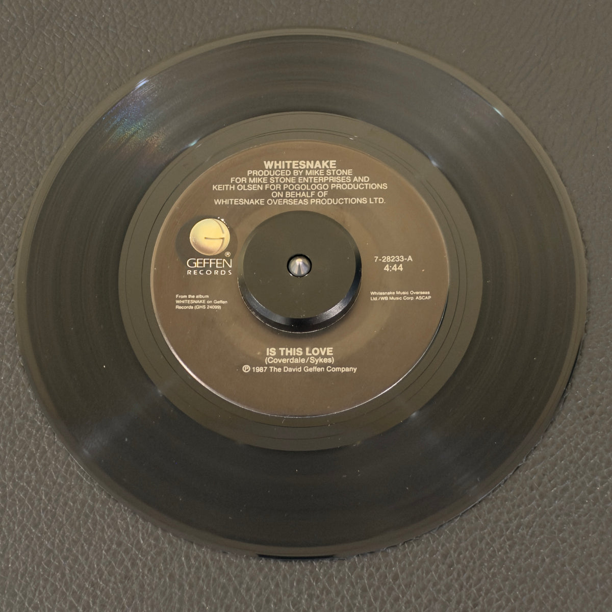 Whitesnake – Is This Love / Bad Boys record