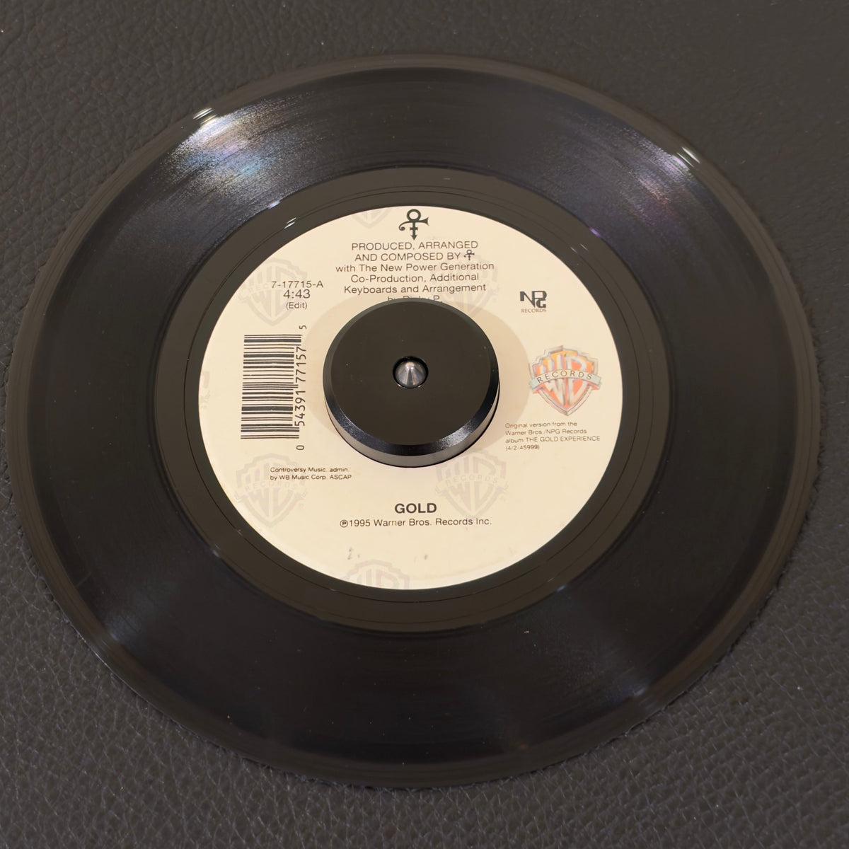 The Artist (Formerly Known As Prince) – Gold / Rock And Roll Is Alive! (And It Lives In Minneapolis) record