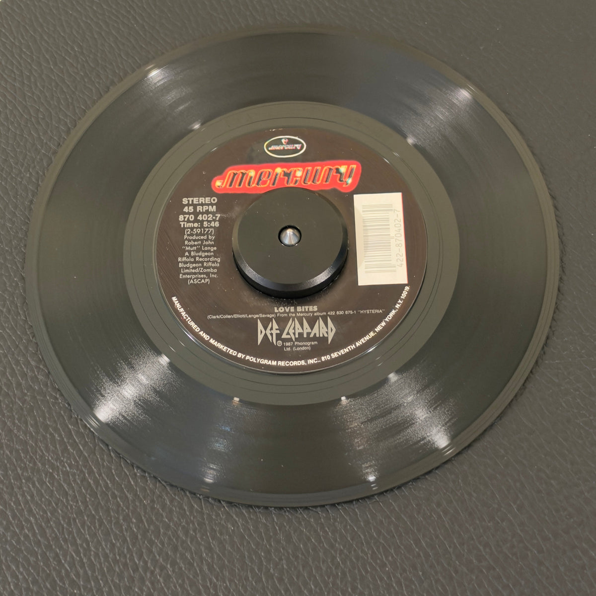 Def Leppard – Love Bites / Billy's Got A Gun (Live) record