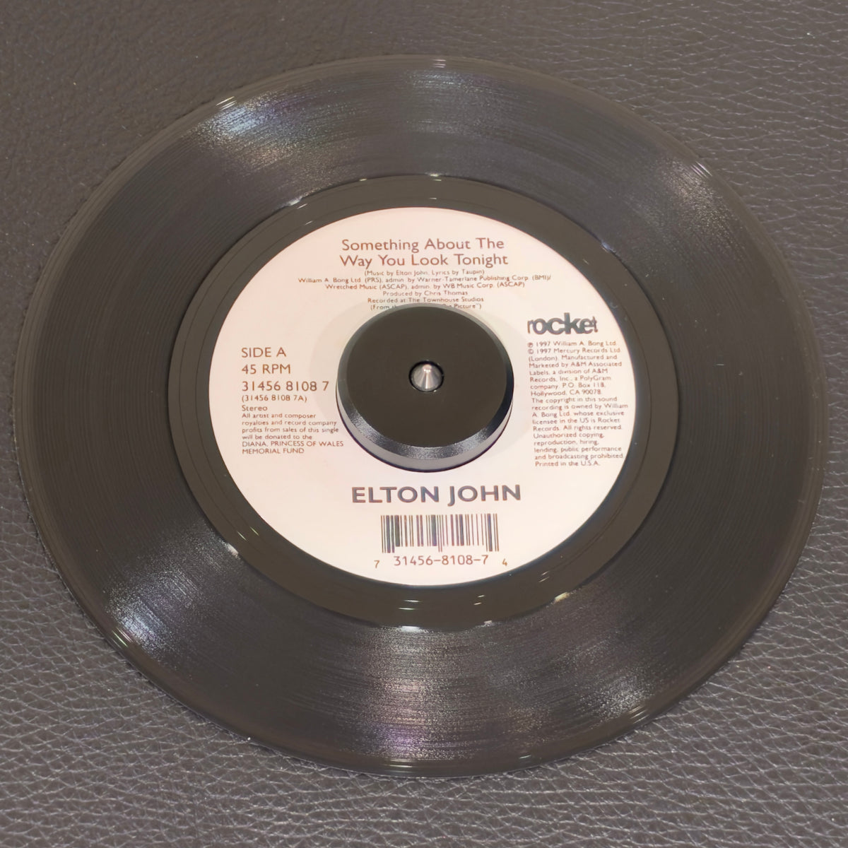 Elton John – Something About The Way You Look Tonight / Candle In The Wind 1997 record