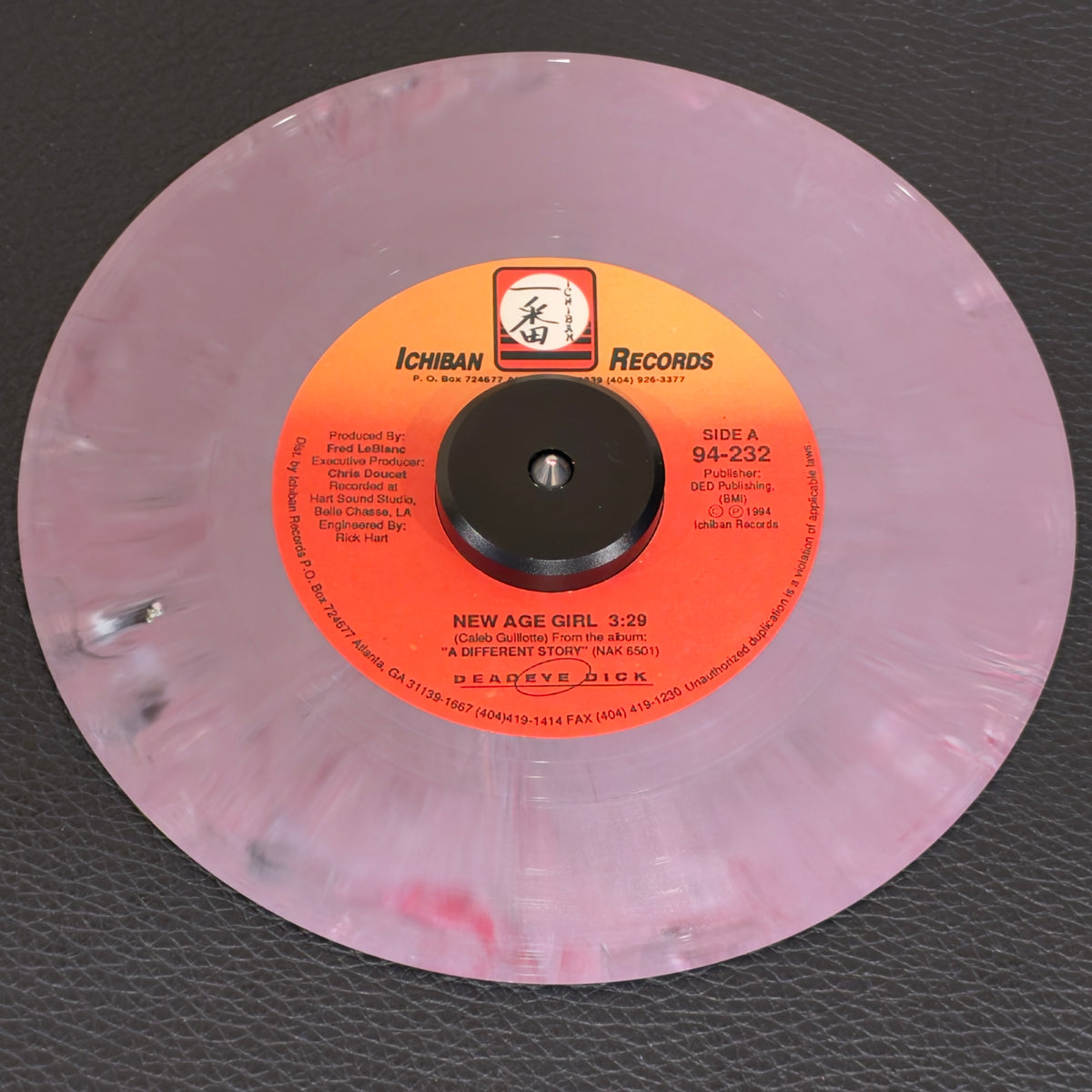 Deadeye Dick – New Age Girl / Perfect Family record
