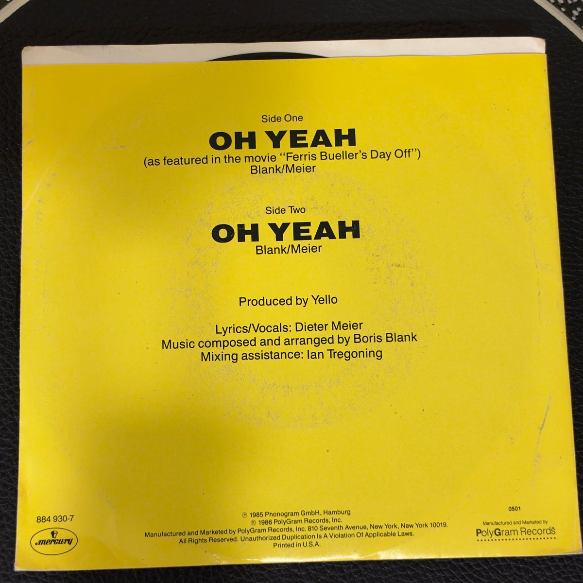 Yello – Oh Yeah / Oh Yeah (Indian Summer Music)