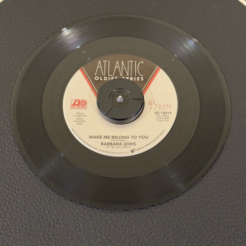 7" vinyl record by Barbara Lewis featuring "Hello Stranger/Make Me Belong To You", released on Atlantic Old Series (OS 13019), in VG+ (Very Good Plus) condition, classic analog collectable for turntable playback. Atlantic Oldies Series Reissue.   Includes original Oldies Series sleeve.