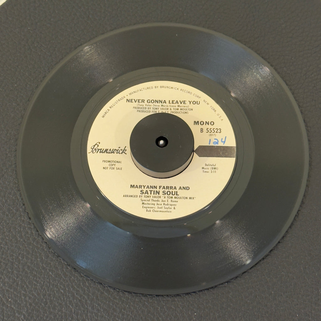 Maryann Farra &  Satin Soul - Never Gonna Leave You (Stereo/Mono)