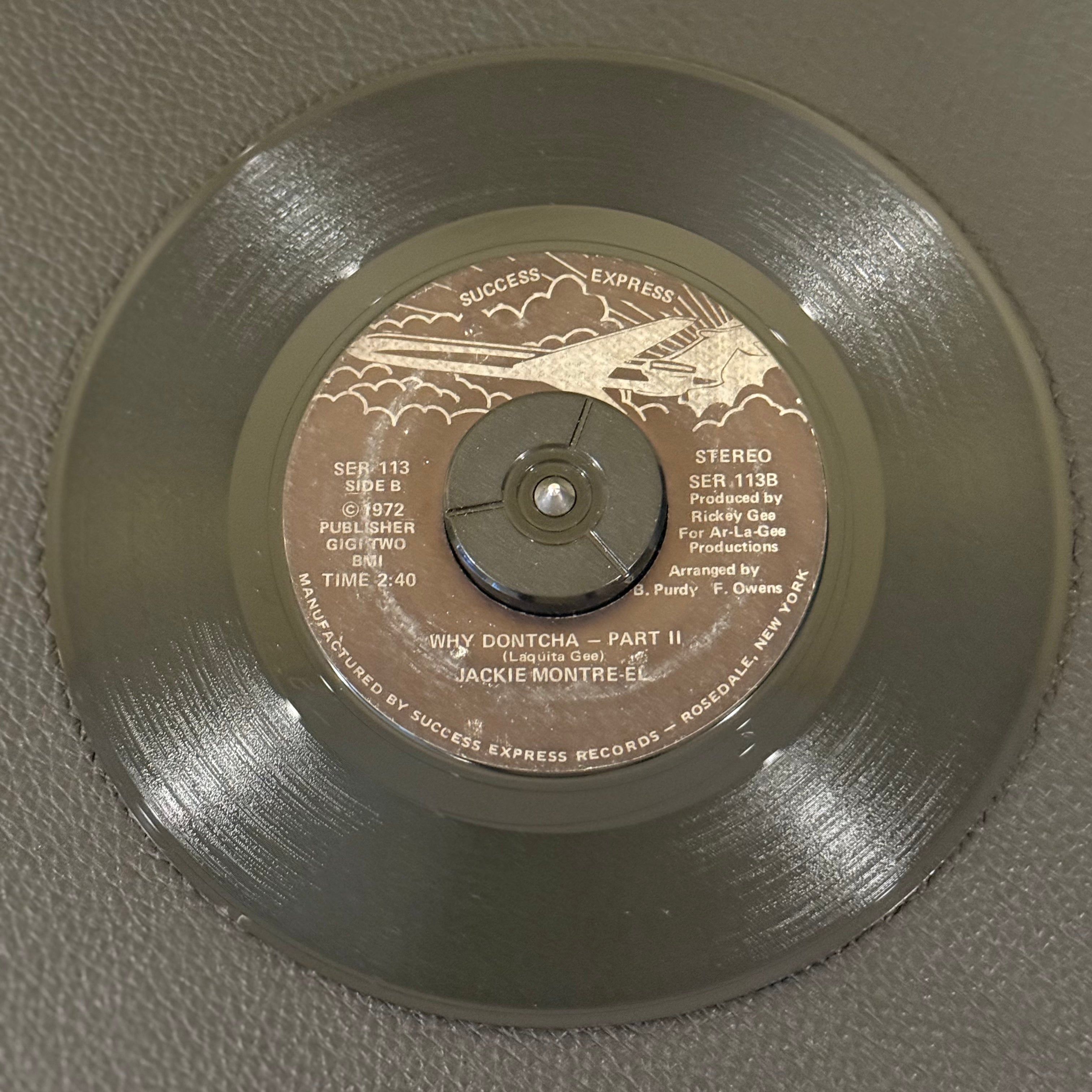 Jackie Montre-el - Why Dontcha - Pt 1 / Why Dontcha - Pt 2