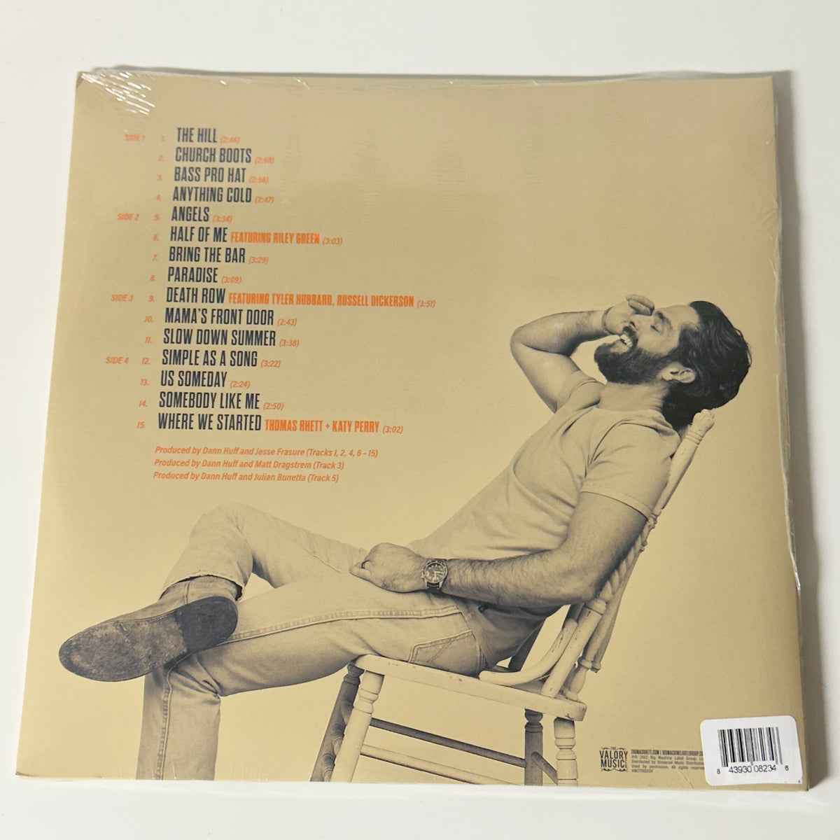 Thomas Rhett – Where We Started (2LP Black Vinyl w/ Gold Swirl) – LP Vinyl