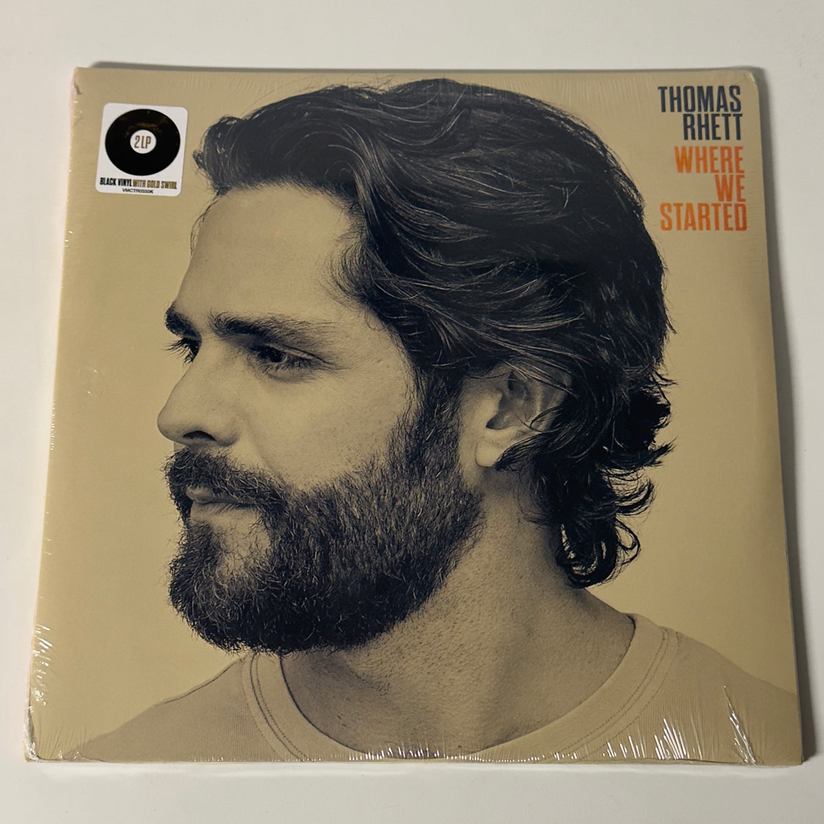 Thomas Rhett – Where We Started (2LP Black Vinyl w/ Gold Swirl) – LP Vinyl record