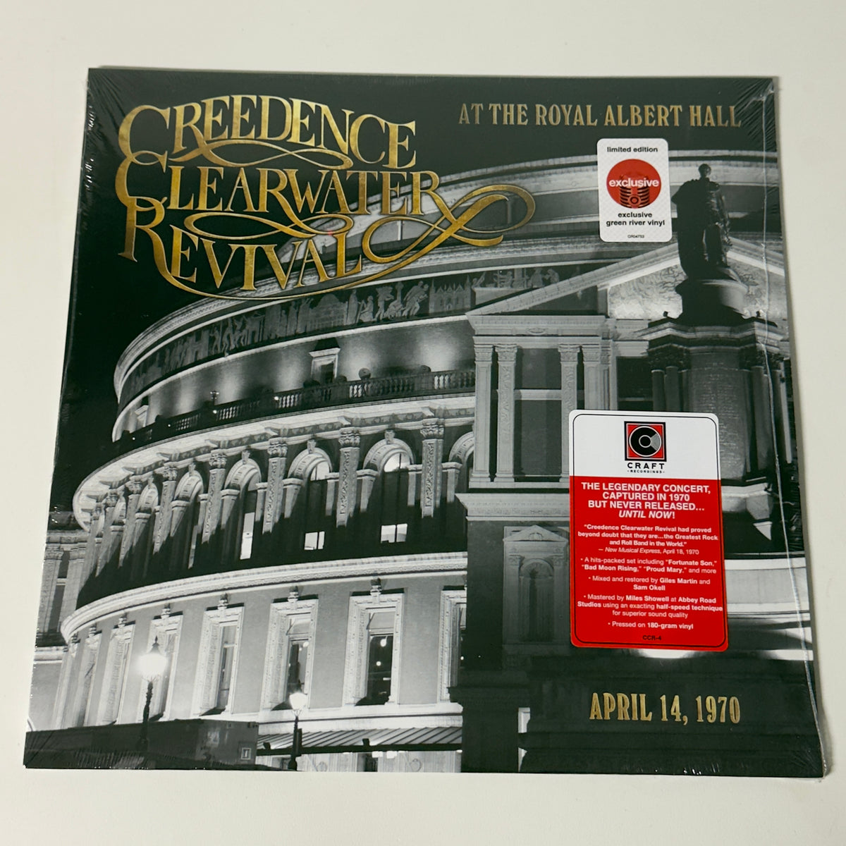 Creedence Clearwater Revival – At The Royal Albert Hall (April 14, 1970) – LP Vinyl record
