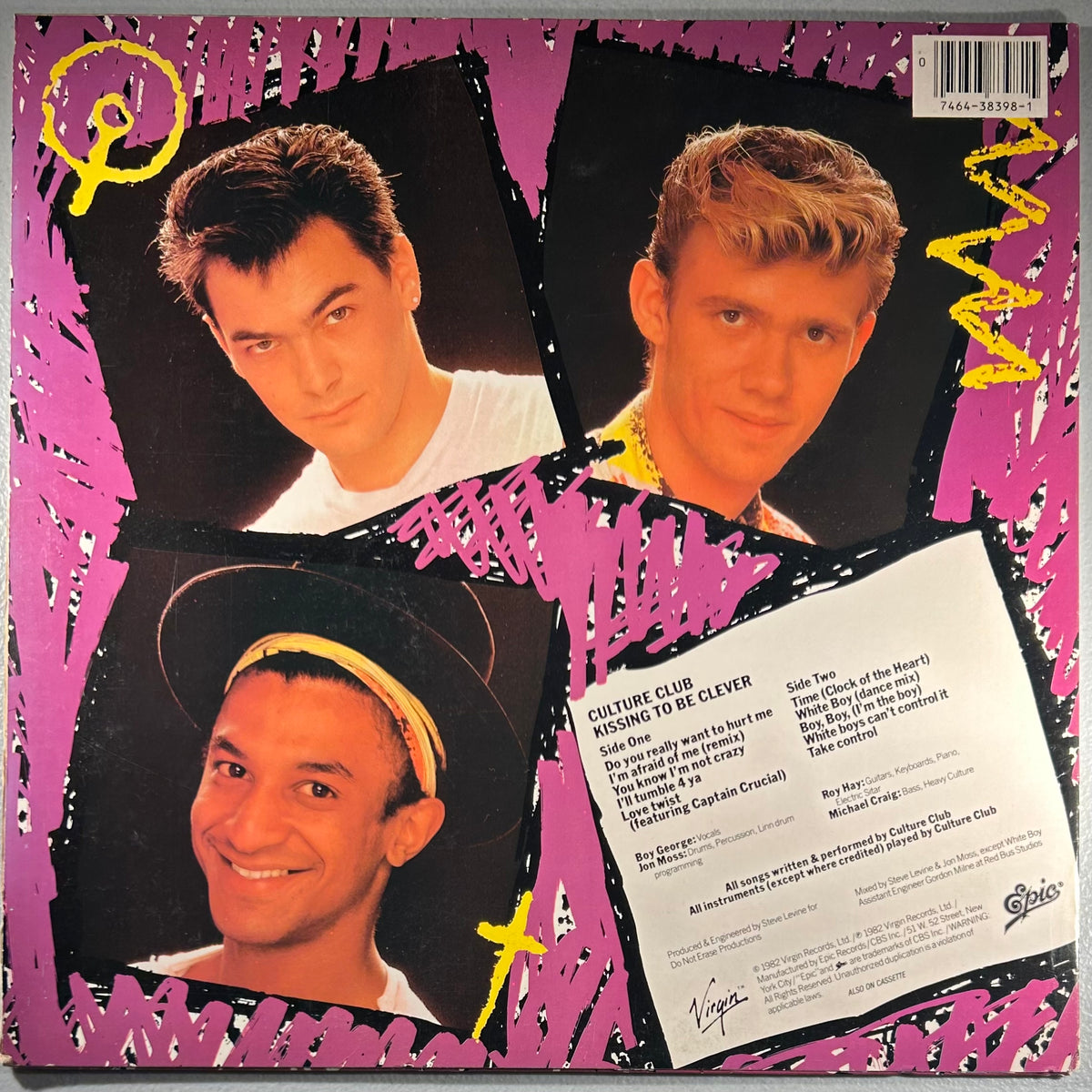Culture Club  – Kissing To Be Clever – LP Vinyl