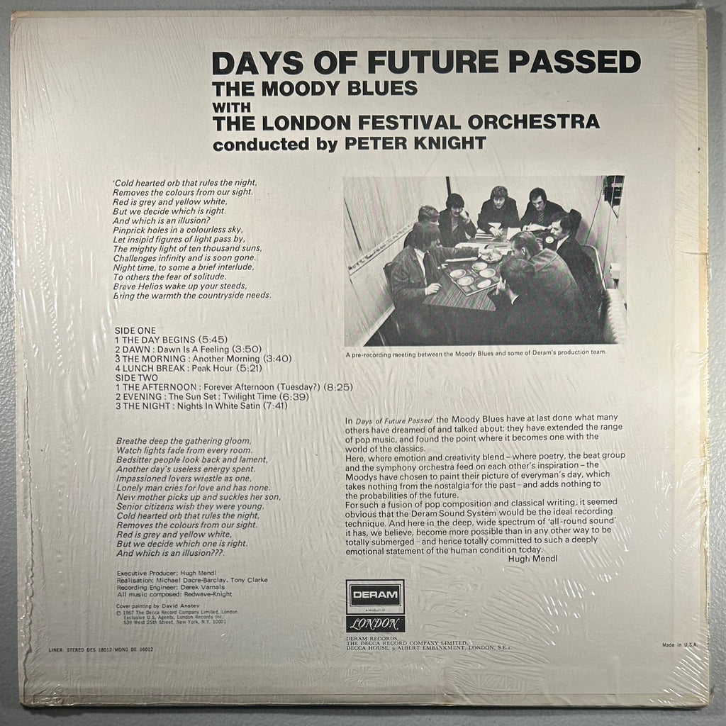 The Moody Blues – Days Of Future Passed – LP Vinyl