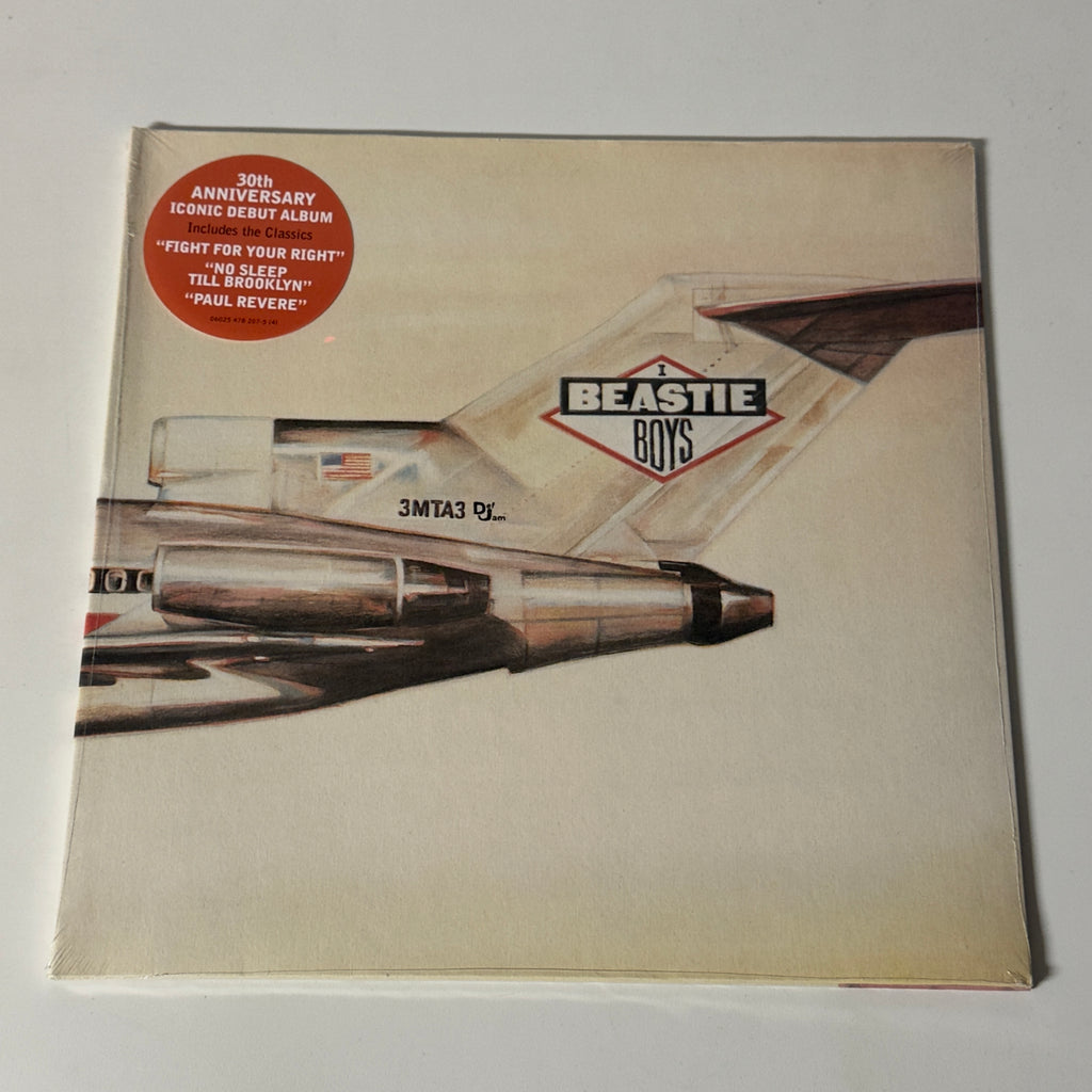 Beastie Boys LP - Licensed To Ill (30th Anniversary), released on Def Jam Recording (6025478207-5(4)), in M (Mint) condition, classic analog collectable for turntable playback. Sealed 2023 European Gatefold - 30th Anniversary reissue of one of hip-hop's most important albums.  Slight crease on cover.
