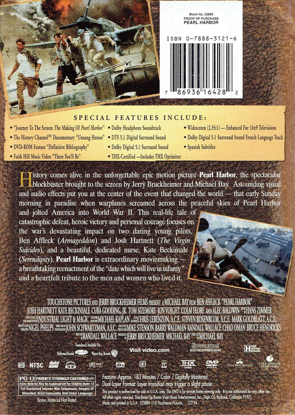 Pearl Harbor - 60th Anniversary Commemorative Edition – DVD - Unvaulted New York